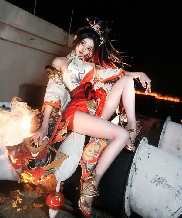 gái xinh cosplay mai shiranui