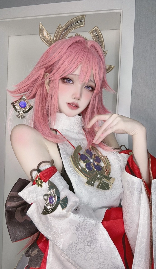 gái xinh yae miko cosplay