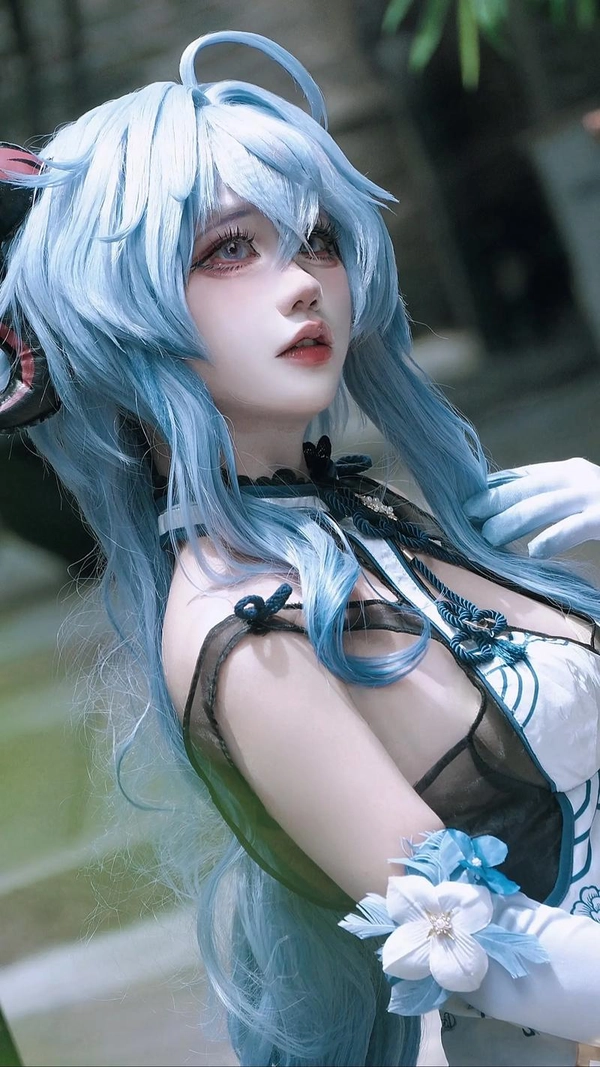 genshin impact ganyu cosplay tuyệt đẹp