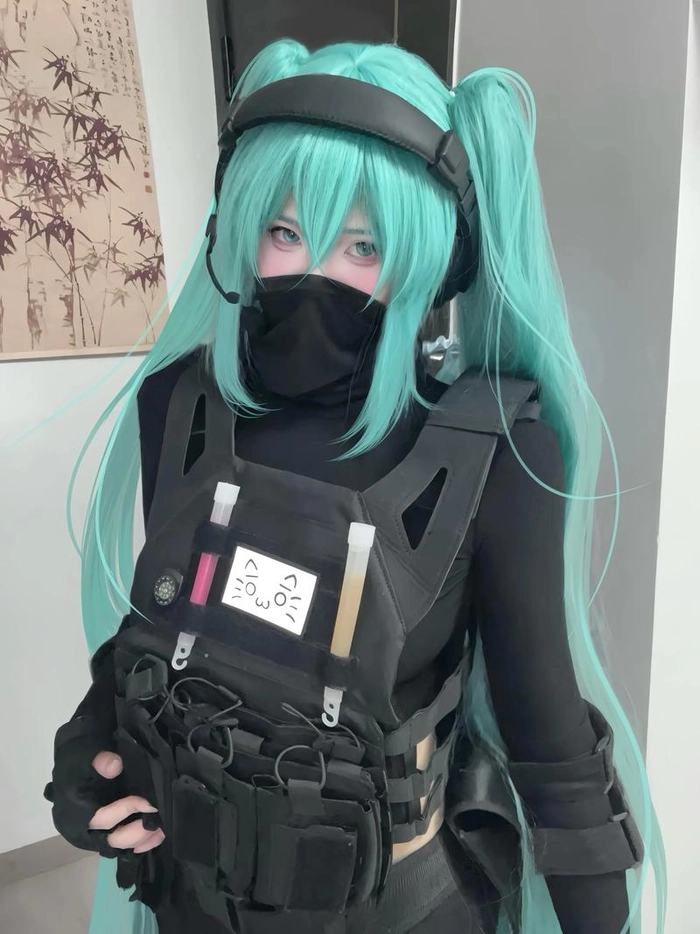 halloween hatsune miku cosplay ngầu
