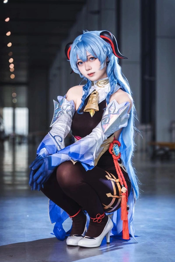hình ảnh gái cosplay ganyu đẹp