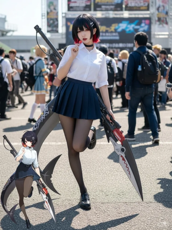 hình ellen cosplay ấn tượng