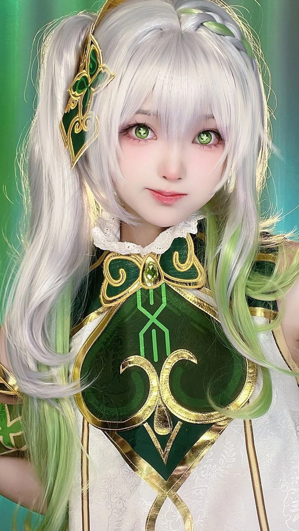 hình nahida cosplay đáng yêu