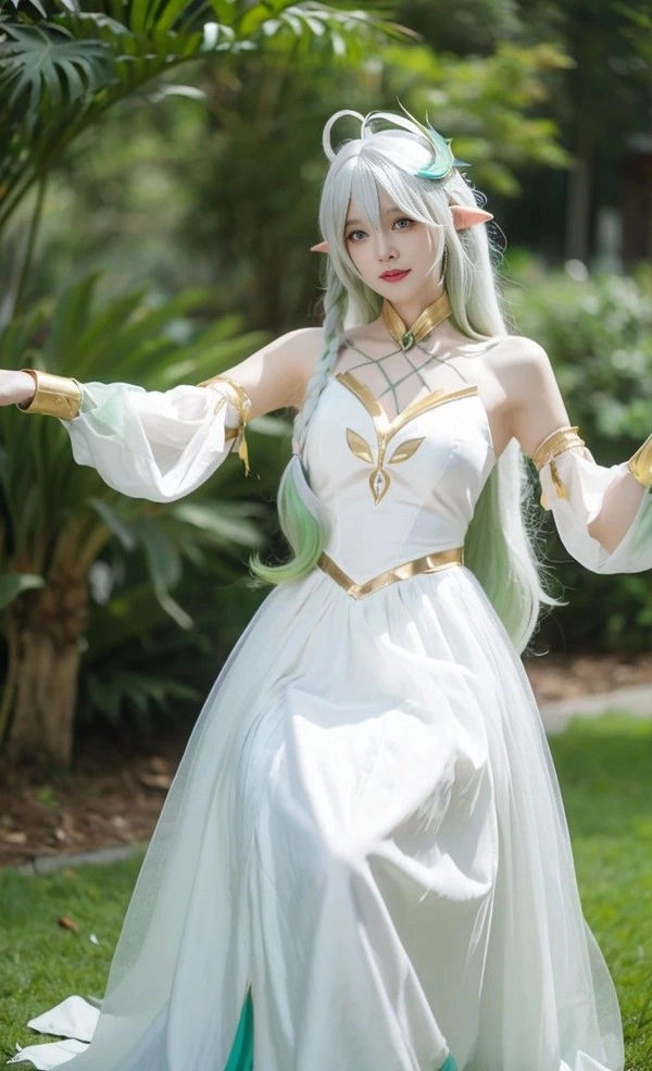 hình nahida cosplay genshin