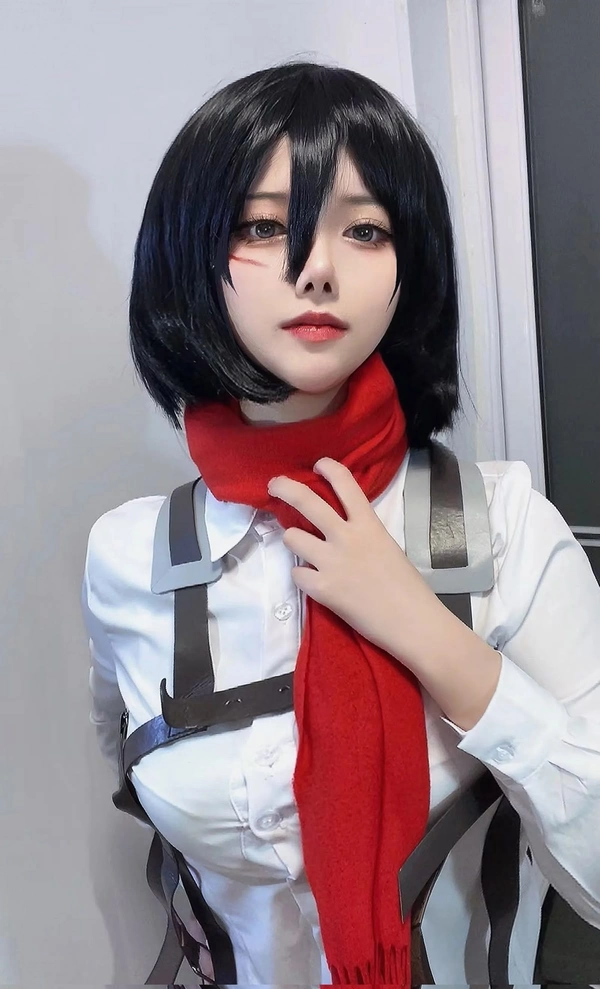 mikasa cosplay đẹp chuẩn anime