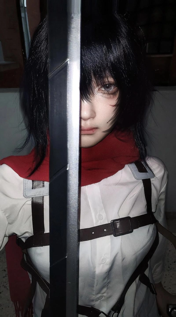 mikasa cosplay ngầu