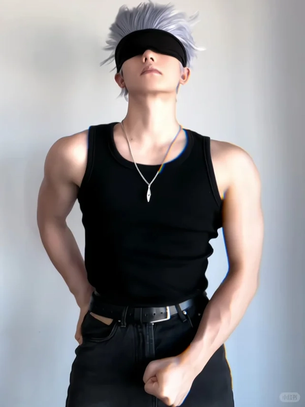 trai đẹp cosplay gojo