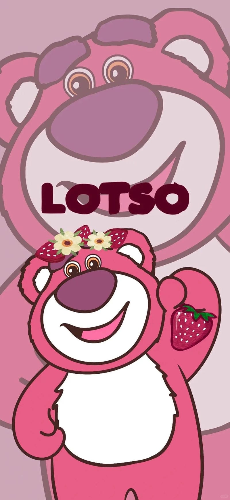 99+ Hình nền gấu dâu Lotso màu hồng ấm áp, chất lượng Full HD