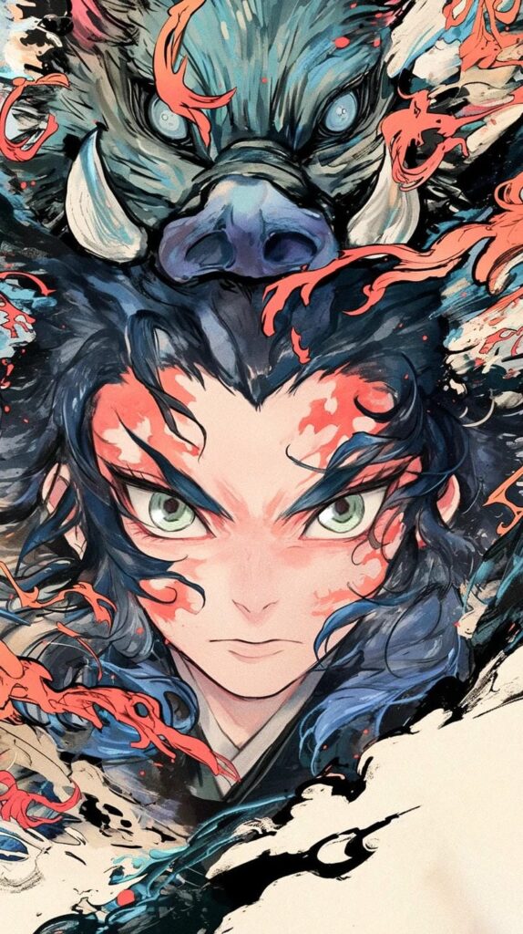 99+ Hình nền Inosuke Kimetsu no Yaiba ngầu nhất dành cho fan anime