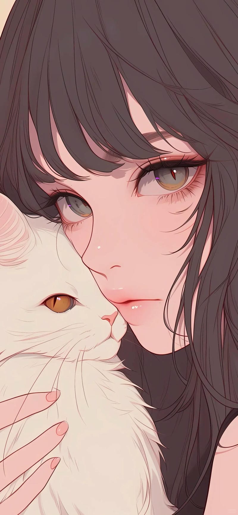 99+ Hình nền cô gái và thú cưng dễ thương, đáng yêu khiến tim tan chảy