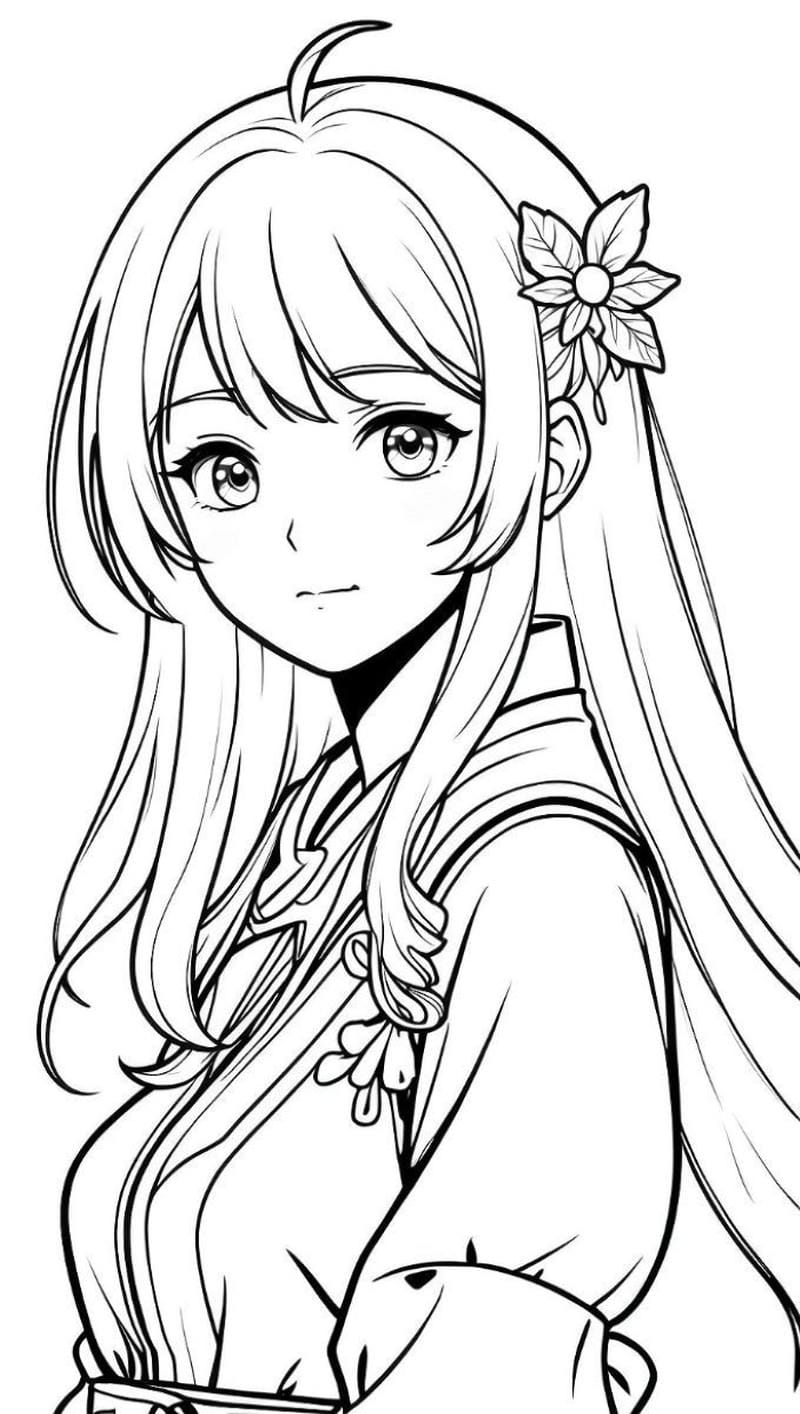 100+ Tranh tô màu anime đơn giản mà cực cuốn hút dành cho bé trai bé gái