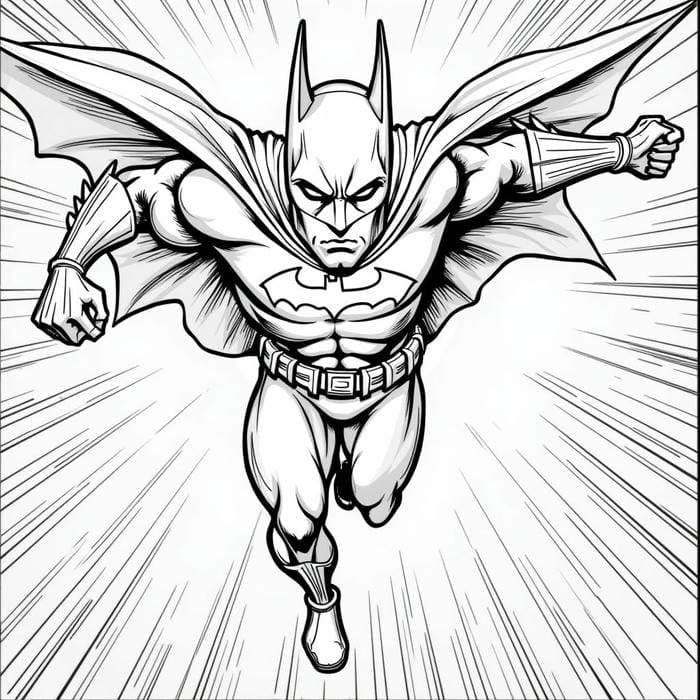 100+ Tranh tô màu Batman đẹp mê ly, phù hợp mọi độ tuổi yêu nghệ thuật