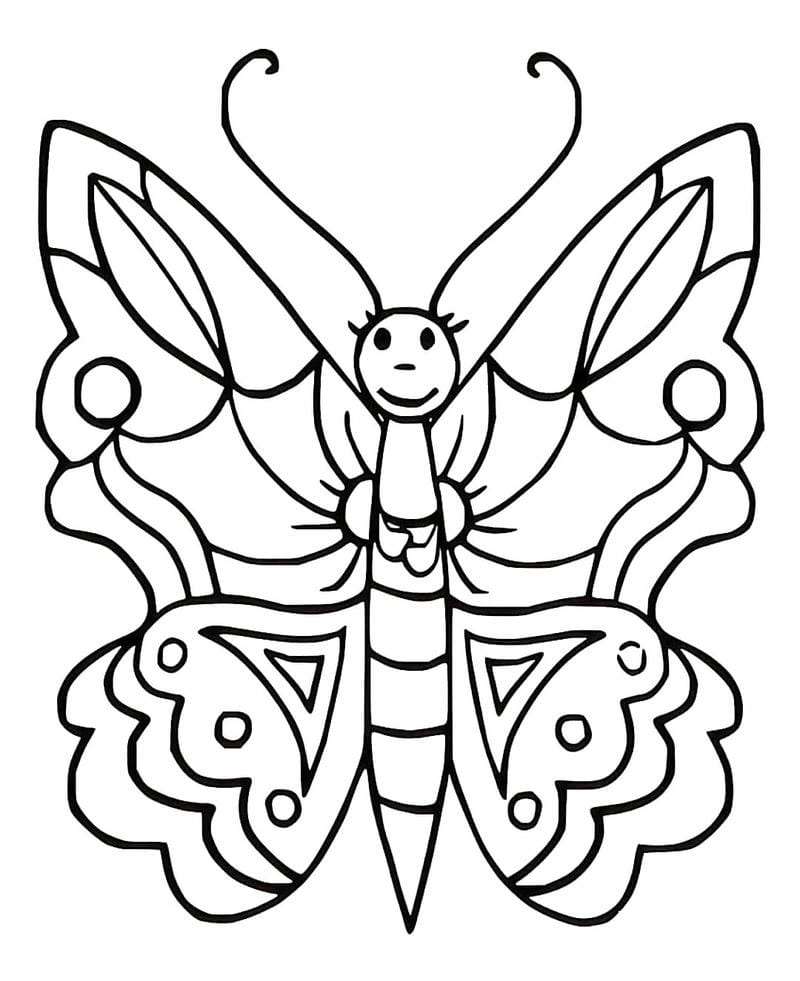 100+ Tranh tô màu con bướm đẹp nhất cho bé thỏa sức sáng tạo tại nhà