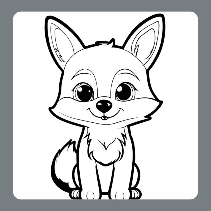 100+ Tranh tô màu con cáo ngộ nghĩnh, kích thích khả năng sáng tạo của trẻ