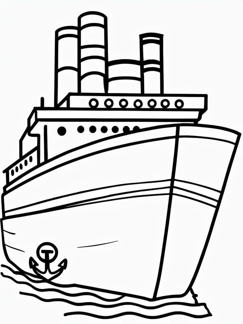 100+ Tranh tô màu con thuyền vui nhộn, giúp bé phát triển khả năng tư duy màu sắc