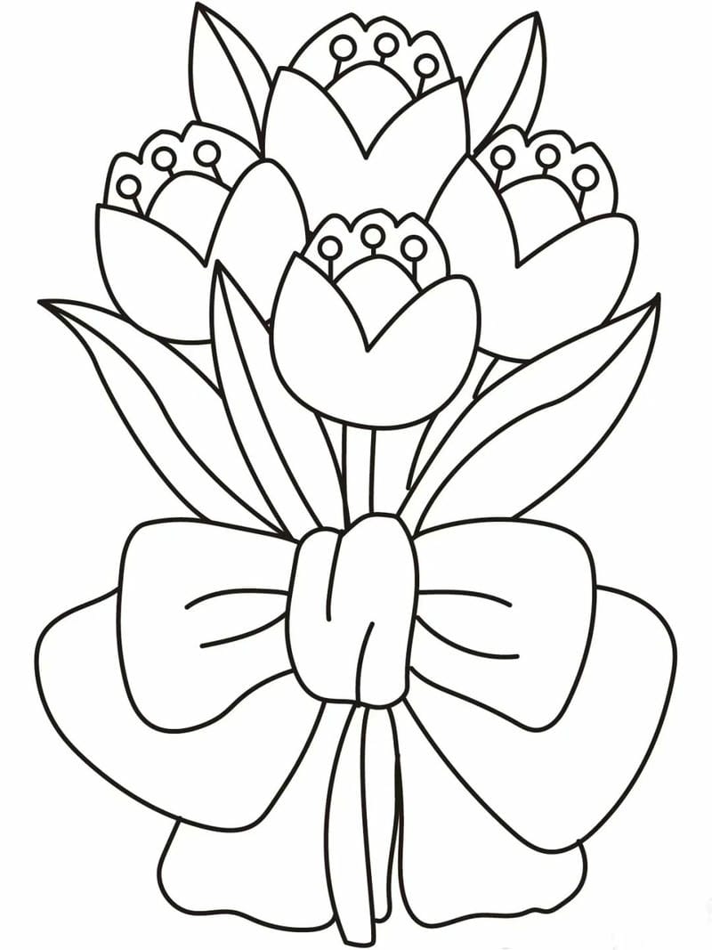 100+ Tranh tô màu hoa rực rỡ giúp bé phát triển khả năng nhận biết màu