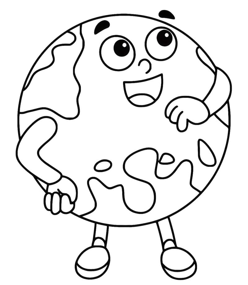 100+ Tranh tô màu trái đất siêu đẹp giúp bé học về môi trường một cách vui