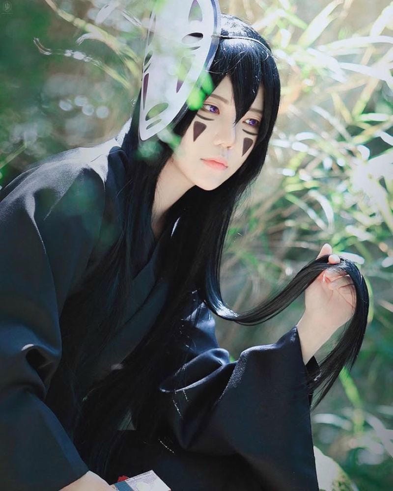 99+ Ảnh cosplay Vô Diện nghệ thuật đỉnh cao, sắc thái cực kỳ lôi cuốn