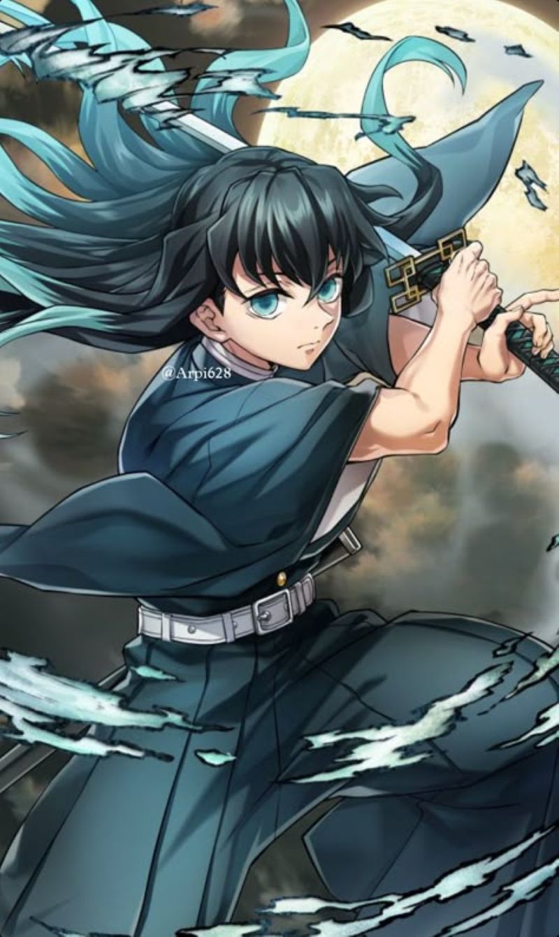 99+ Ảnh Muichiro đẹp xuất sắc với phong cách kiếm sĩ sương mù