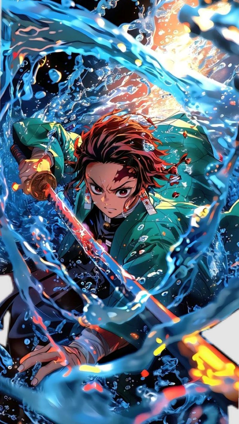99+ Ảnh Tanjiro đẹp nhất: khoảnh khắc chiến đấu ngầu đậm chất diệt quỷ