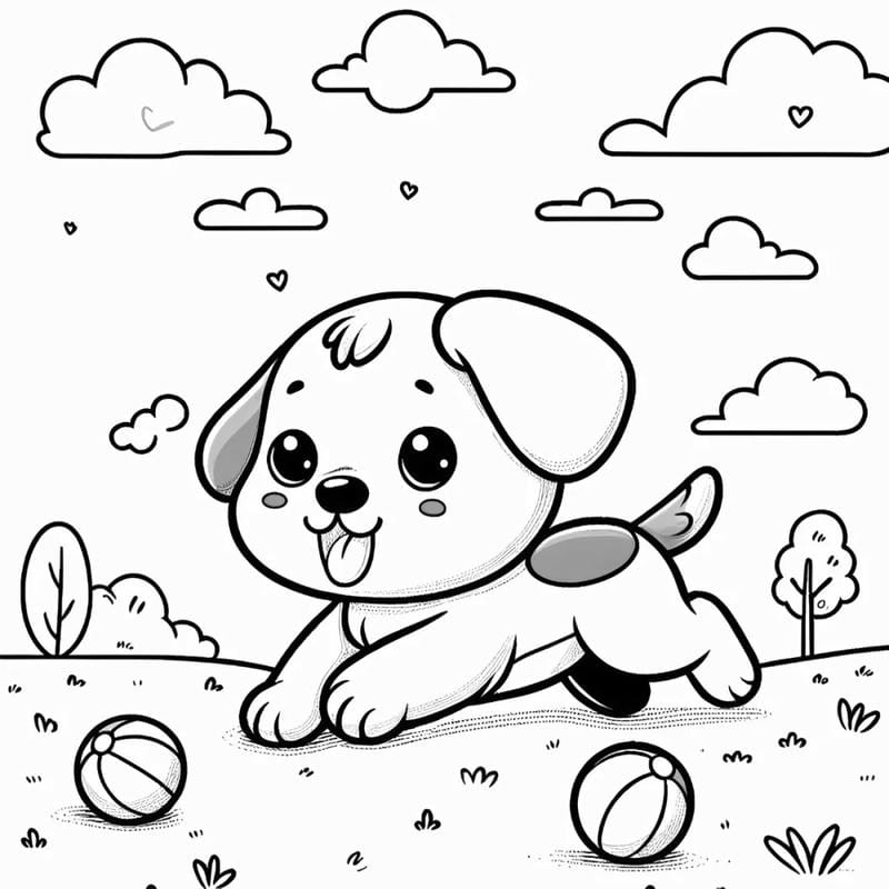 tranh-to-mau-con-cho-dang-yeu (4)