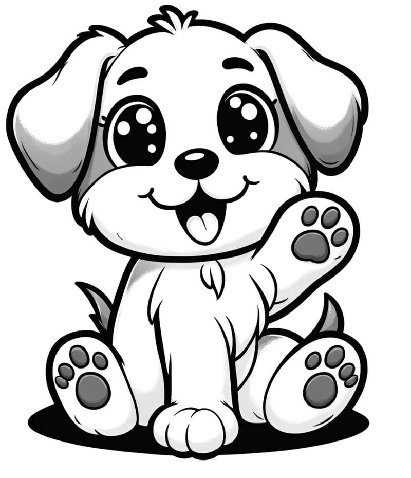 tranh-to-mau-con-cho-dang-yeu (5)