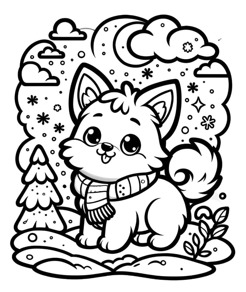 tranh-to-mau-con-cho-dang-yeu (7)