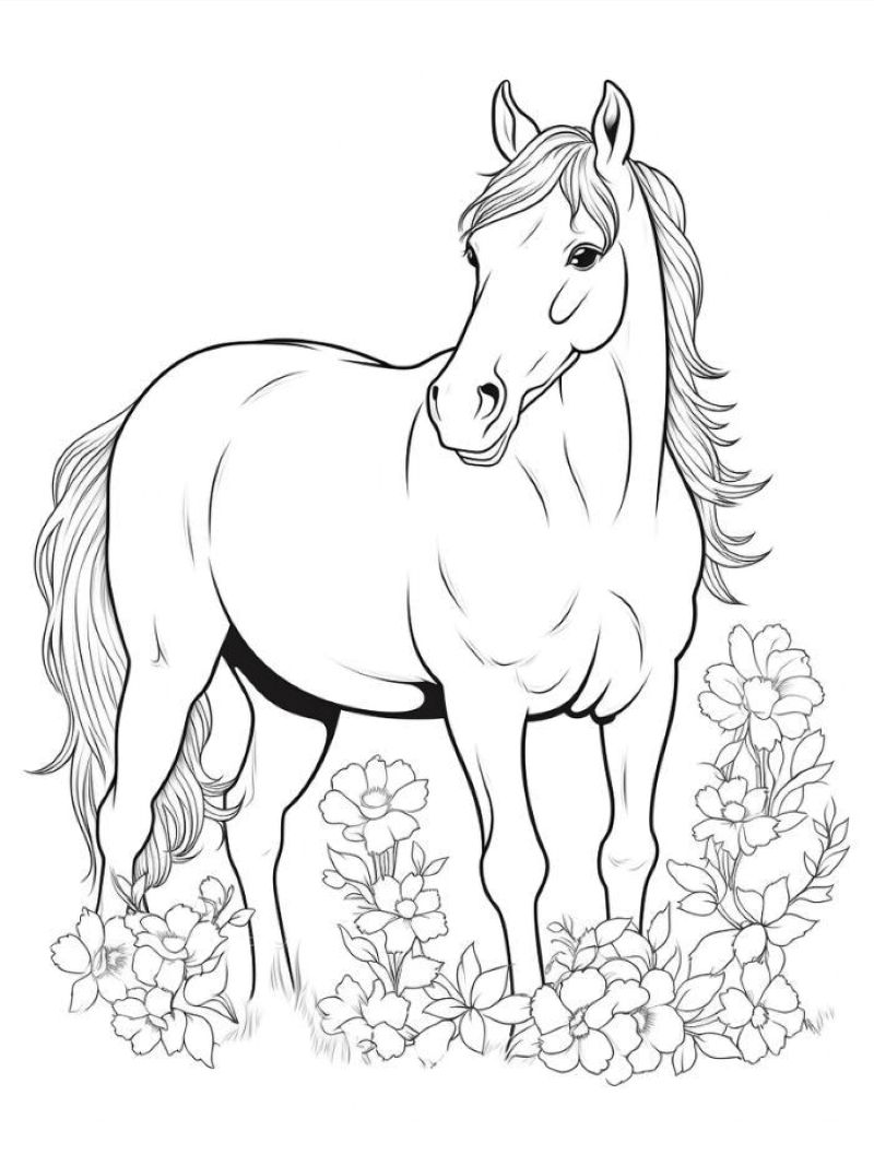 tranh-to-mau-con-ngua-trang (12)