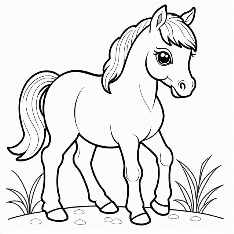 tranh-to-mau-con-ngua-trang (14)