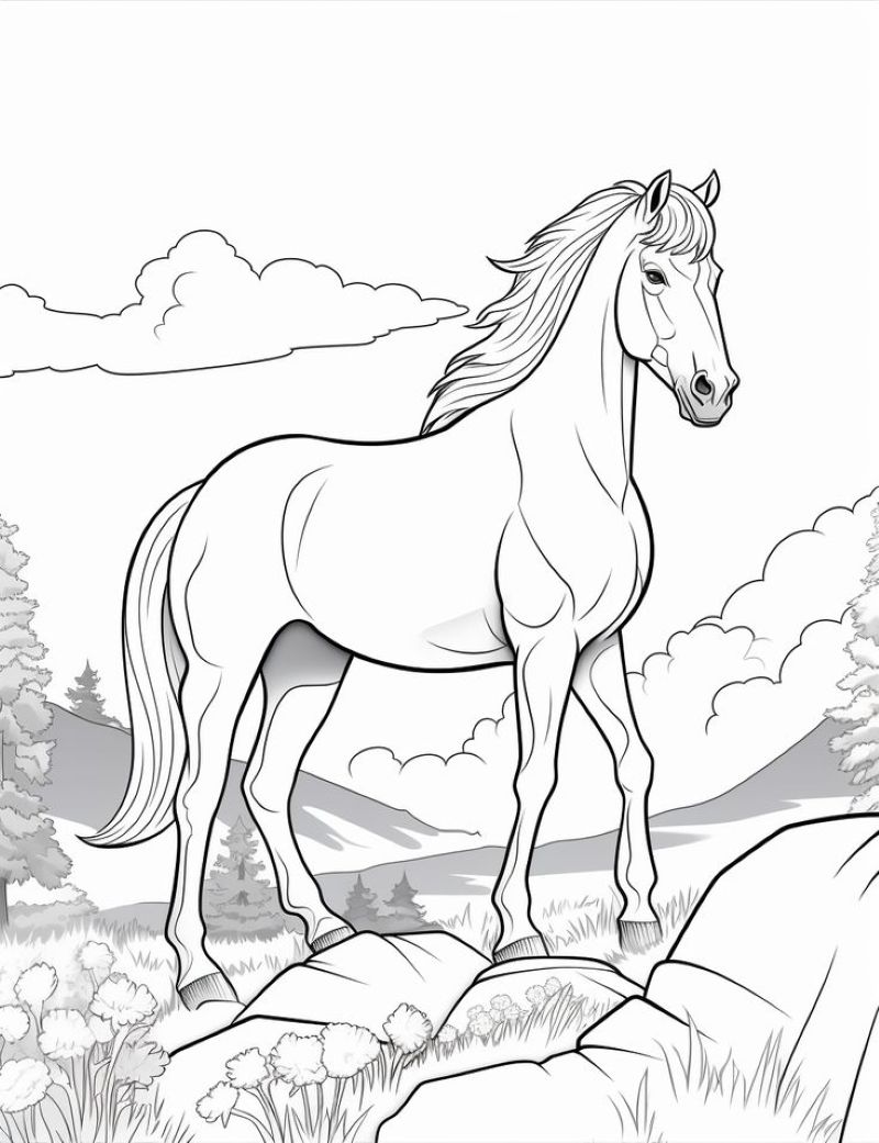 tranh-to-mau-con-ngua-trang (21)