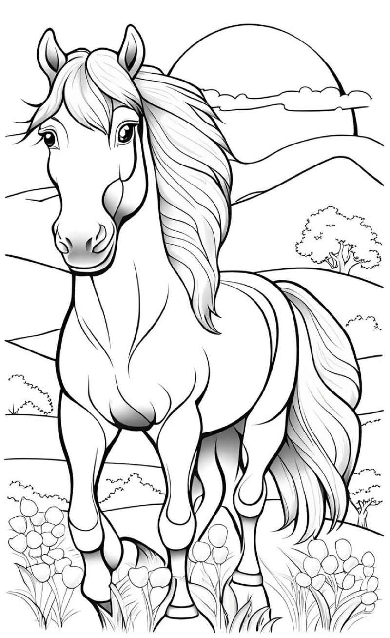 tranh-to-mau-con-ngua-trang (3)