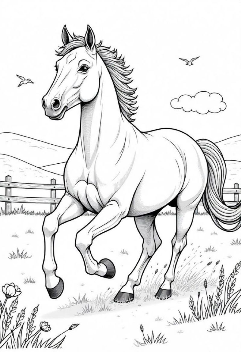 tranh-to-mau-con-ngua-trang (4)