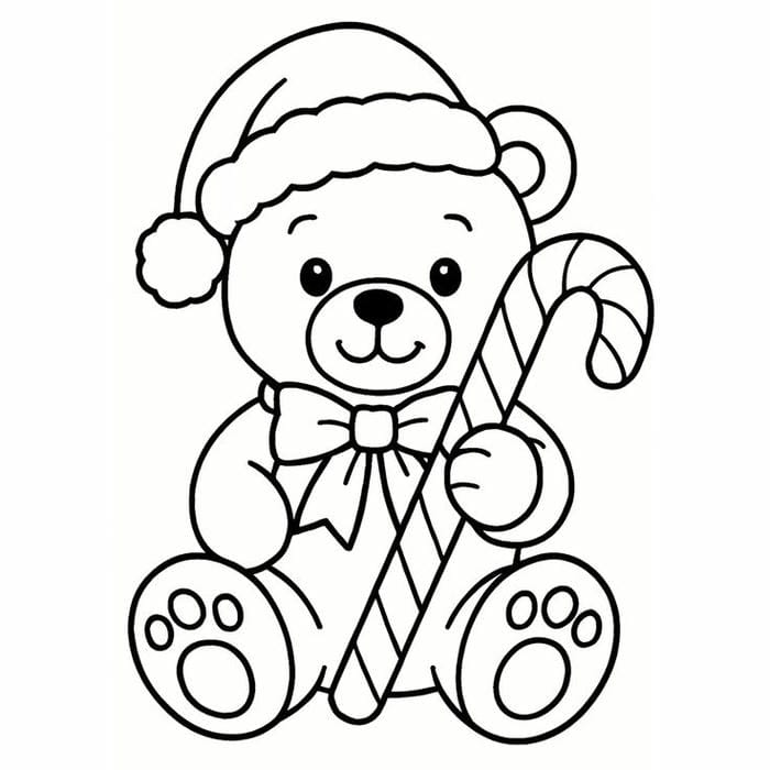 100+ Tranh tô màu gấu bông cute, dễ thương, bé nào cũng thích