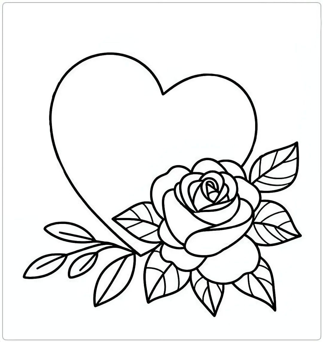 100+ Tranh tô màu hình trái tim đẹp nhất cho bé vừa học vừa giải trí