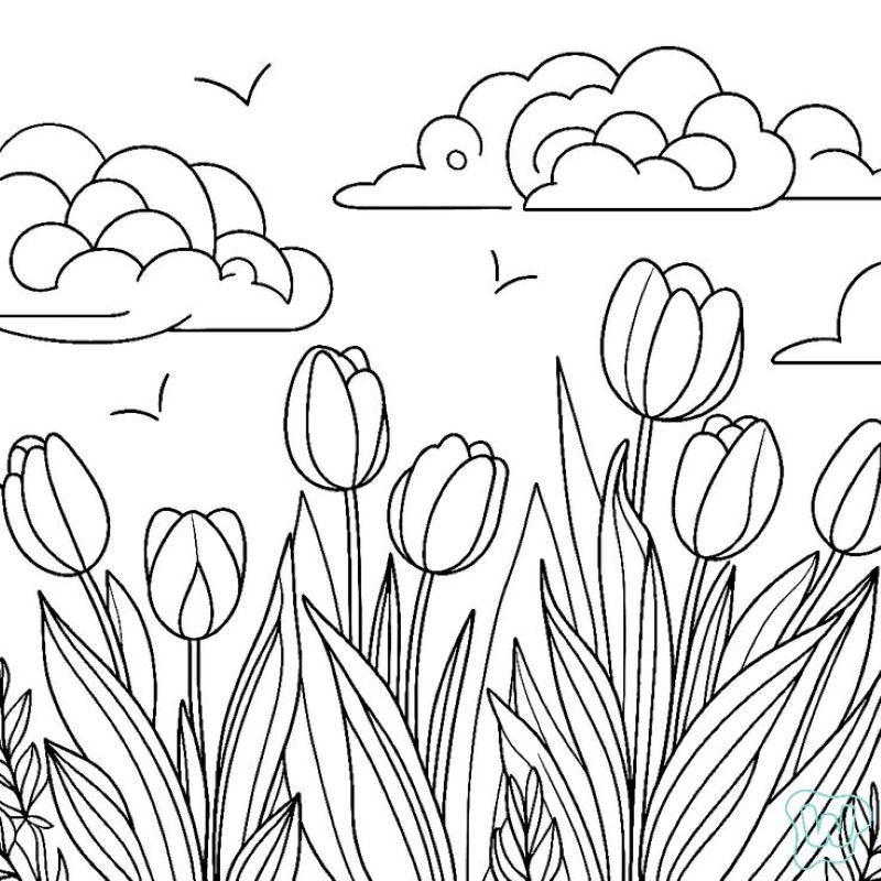 tranh-to-mau-hoa-tulip-dep (20)