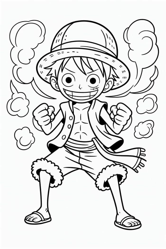 100+ Tranh tô màu Luffy độc đáo cho bé yêu thích One Piece khám phá ngay