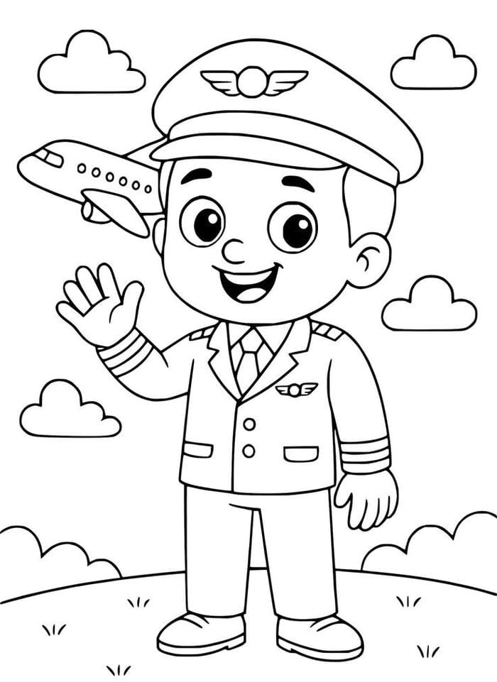100+ Tranh tô màu phi công sáng tạo, phát triển kỹ năng hội họa cho trẻ em