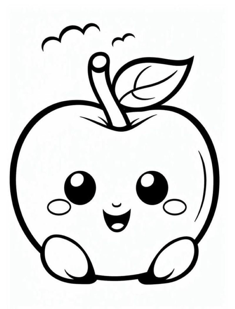 100+ Tranh tô màu quả táo đẹp dành cho bé tập tô, rèn luyện khéo léo tay
