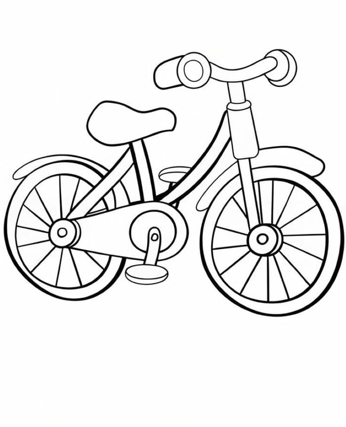 100+ Tranh tô màu xe đạp đẹp, sáng tạo và vui nhộn dành cho các bé hiếu động