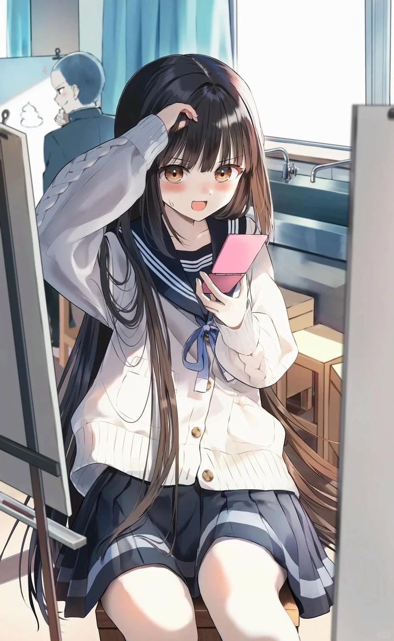 99+ Ảnh Anime Nữ Học Đường Đẹp Mê Ly, Đậm Chất Thanh Xuân