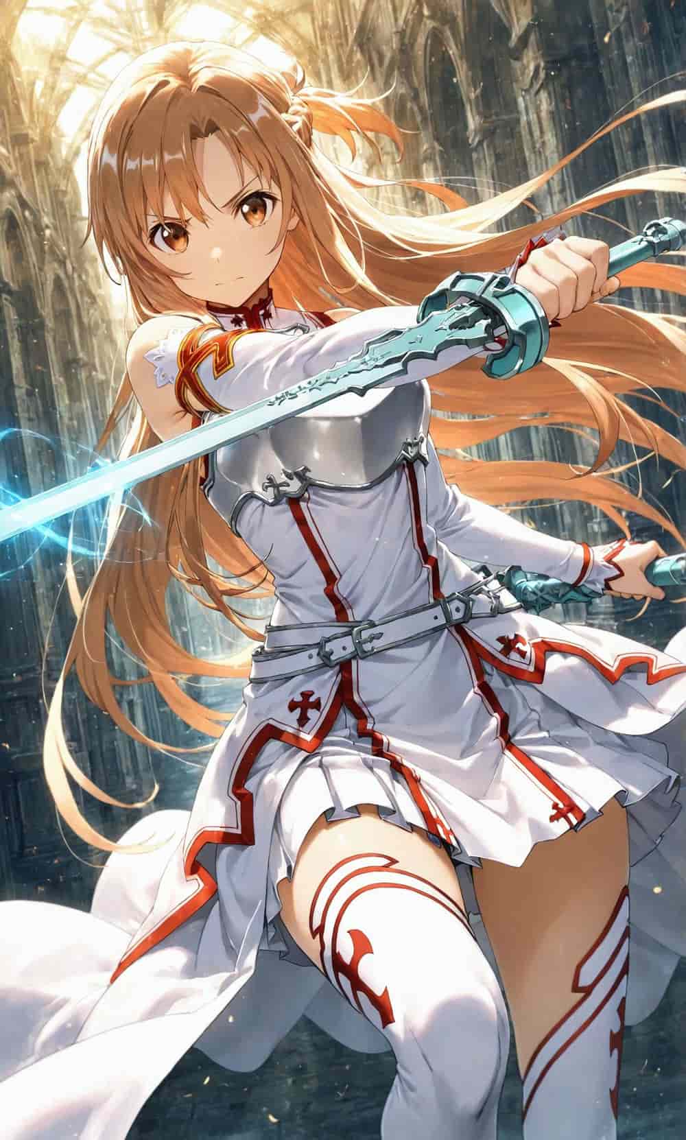 99+ Ảnh Asuna Trong SAO: Từ Nữ Kiếm Sĩ Đến “Nữ Thần” Stacia