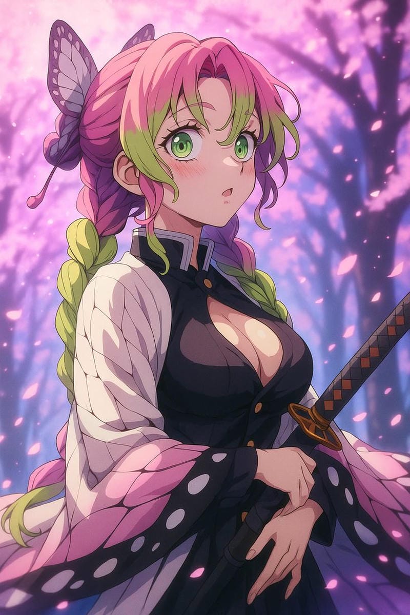 99+ Ảnh Mitsuri Ngầu Lòi Và Quyến Rũ: Đẳng Cấp Của Một Luyến Trụ