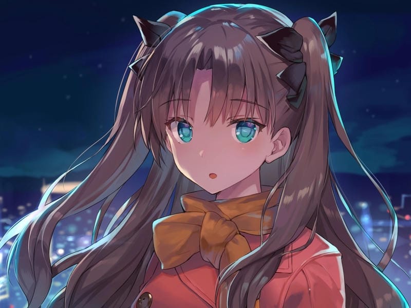 99+ Ảnh Rin Tohsaka Ngầu Lòi: Thần Thái Tsundere Đốn Tim Fan Fate