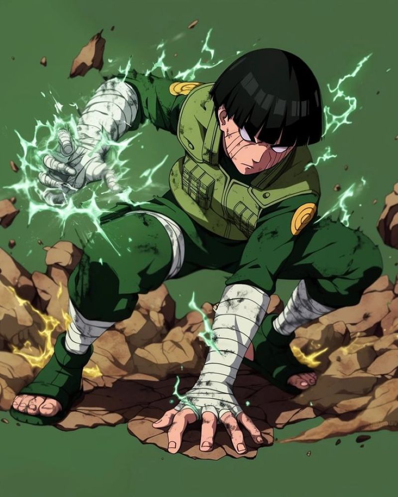 99+ Ảnh Rock Lee Ngầu Lòi: Đỉnh Cao Bát Môn Độn Giáp