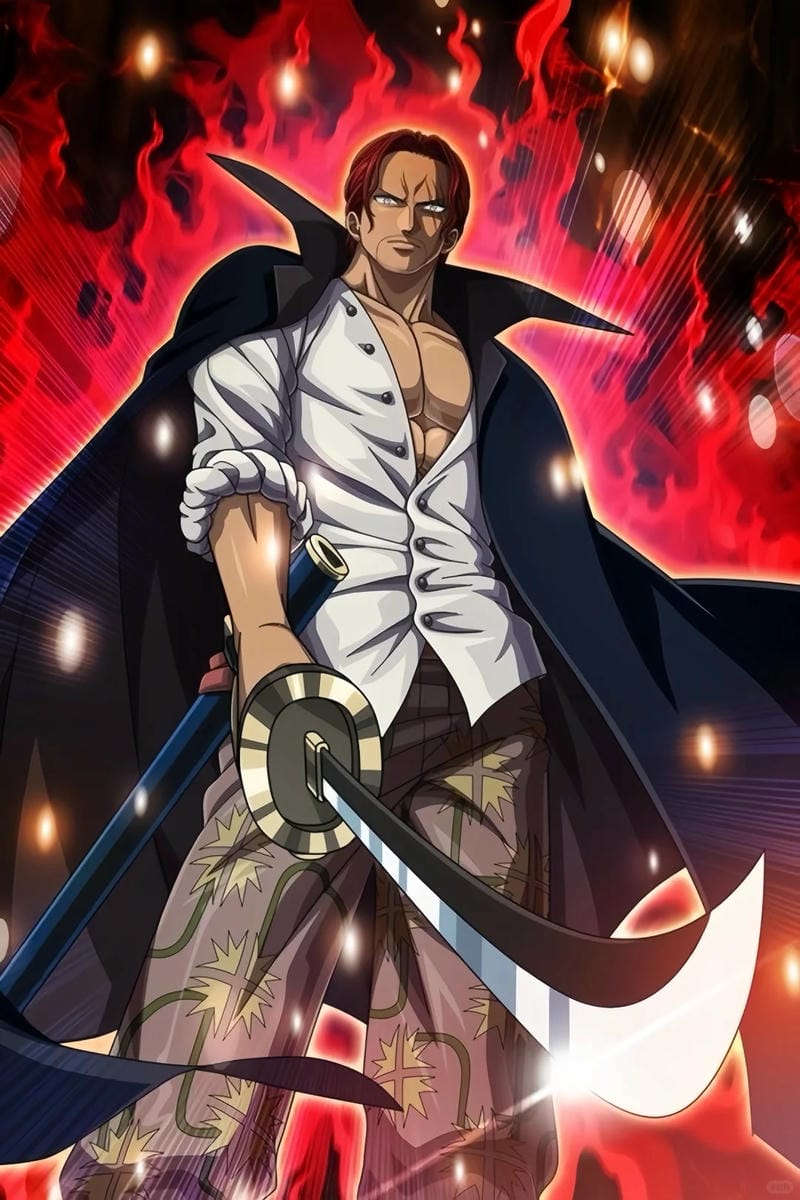 99+ Ảnh Shanks Tóc Đỏ Cực Ngầu: Khoảnh Khắc “Chấm Dứt Chiến Tranh” Tại Marineford